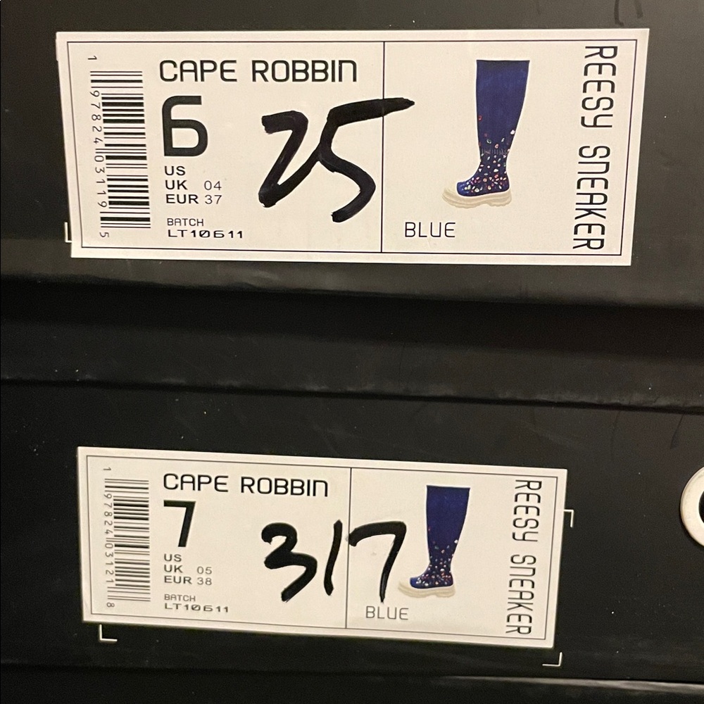 •CAPE ROBBIN• “Reesy” Chunky Sole Rhinestone Gem Sock Boot/Sneakers >> NIB - Picture 15 of 16